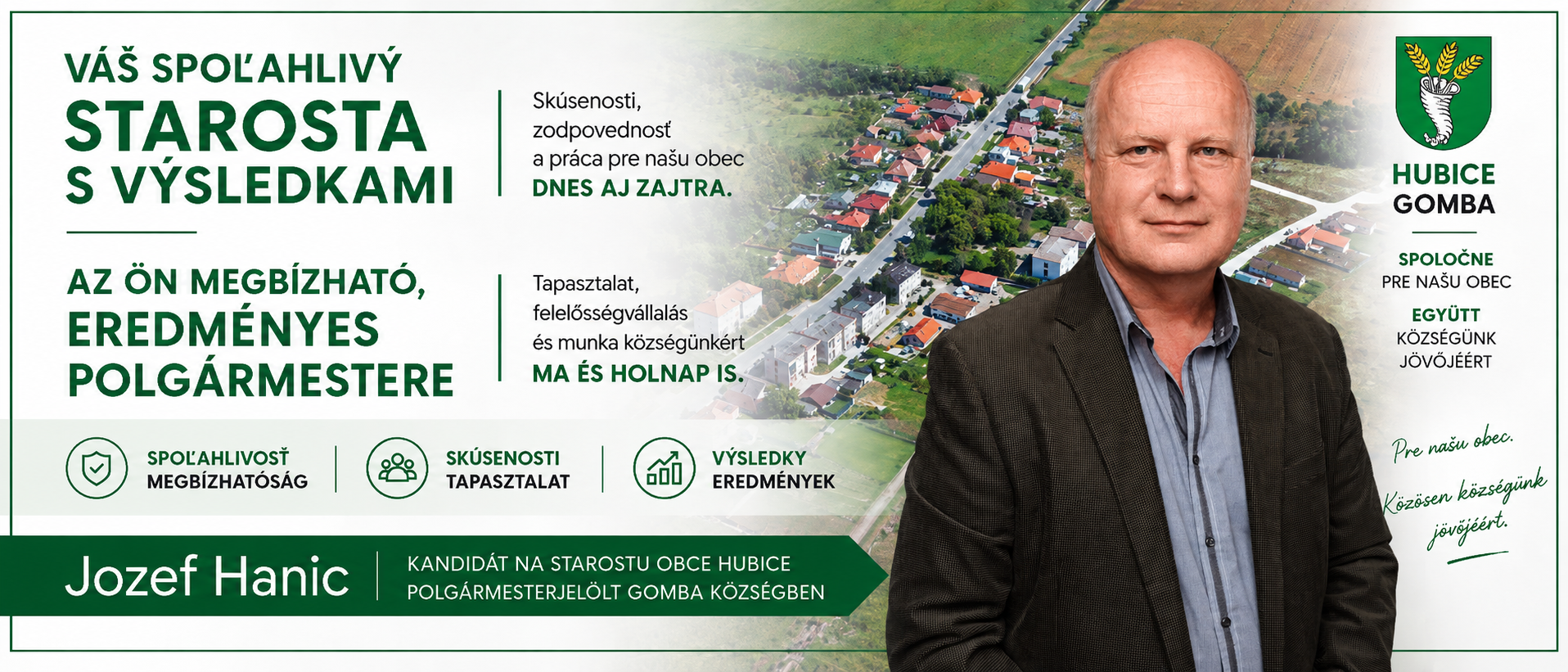 Jozef Hanic a obec Hubice